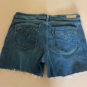 Levi’s Low Boot Cut jeans cut into shorts. Size 8M